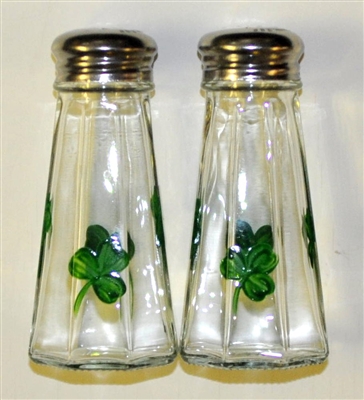 Shamrock Salt and Pepper Shakers