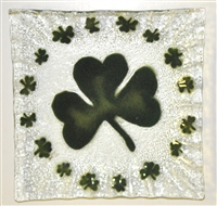 Shamrock Small Square Plate