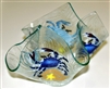 Small Blue Claw Crab Candleholder