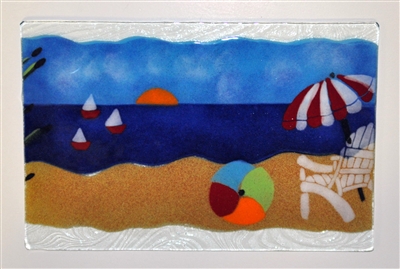 Small Bold Beach Scene Tray (Insert Only)