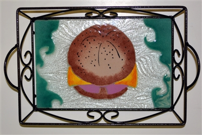 Small Pork Roll Tray (with Metal Holder)