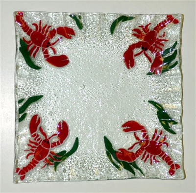 Small Square Lobster Plate