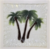 Small Square Palm Tree Plate