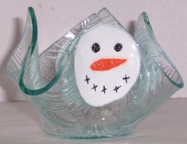 Snow Head Small Candleholder