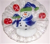 Snowman with Baby 7 inch Bowl