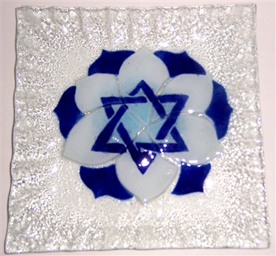 Star of David Small Square Plate