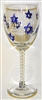 Star of David White Wine Glass