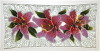 Stargazer Lily Rectangle Plate