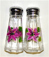 Stargazer Lily Salt and Pepper Shakers