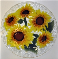 Sunflower 14 inch Platter