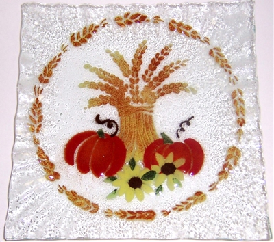 Wheat Small Square Plate