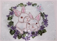 White Bunny Large Tray (Insert Only)