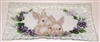 White Bunny Rectangle Plate