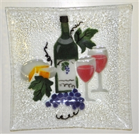 Wine and Cheese Large Square Platter