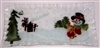 Woodland Snowman Rectangle Plate