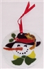 Woodland Snowman Suncatcher