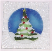Christmas Tree Small Square Plate