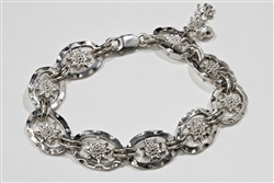 Large Link Edelweiss Bracelet