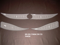 NON-SKID TITANIUM 216V/226 TRANSOM