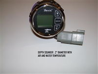 DEPTH SOUNDER 2"  DIAMETER WITH AIR AND WATER TEMPERATURE