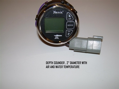 DEPTH SOUNDER 2"  DIAMETER WITH AIR AND WATER TEMPERATURE