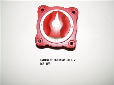 Nautique Battery Selector Switch 1/2/1+2 - Off - 120113