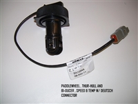 PADDLEWHEEL THRU-HULL AND BI-DUCER SPEED & TEMP W/ DEUTSCH CONNECTOR - 120152