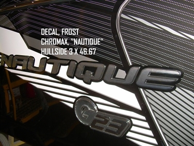 Frost Chromax "Nautique" Hullside Decal, 3" x 46.67" - 130085