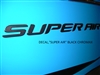 DECAL - SUPER AIR BLACK CHROMAX 140057