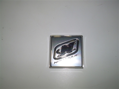 DECAL NAUTIQUE SQUARE BADGE CHROMAX CHROME - Part # 200184