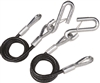 Tie Down Engineering 36" Black Vinyl Jacketed Hitch Cables With "S" Hooks