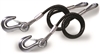 Tie Down Engineering 36" Black Vinyl Jacketed Hitch Cables With "S" Hooks - Sold as Pair