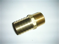 FITTING BRASS - 3/4"MPT X 1" HB - 3338