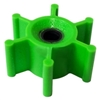 IMPELLER FOR WATER PUPPY( PART# 3336 ) LIME GREEN