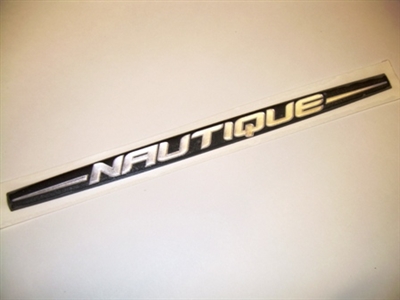 DECAL NAUTIQUE DOMED FOR LARGE VENT/INTERIOR BADGE - 80021