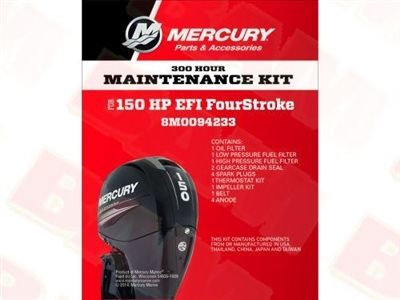 Mercury 8M0094233 150HP EFI Service Kit 300 Hour