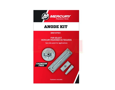 Mercury 97-8M0107551 Anode Kit Aluminum