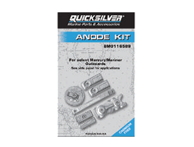 Mercury Quicksilver 97-8M0116589 Aluminum Anode Kit - 350 Verado