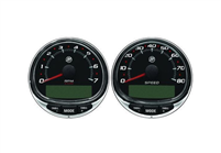 Mercury/Mercruiser 79-8M0135633 Tach/Speedo Kit 80 MPH,7K Black