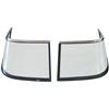 WINDSHIELD WINGS, 216V & 226, 2009-2012 STAINLESS STEEL