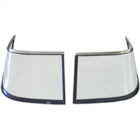 WINDSHIELD WINGS, 216V & 226, 2009-2012 STAINLESS STEEL