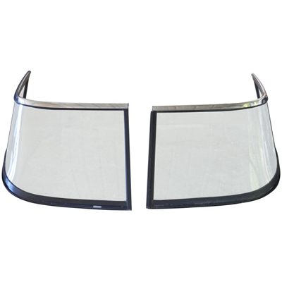 WINDSHIELD WINGS, 216V & 226, 2009-2012 STAINLESS STEEL