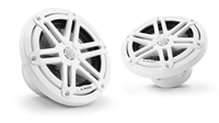 6.5-inch (165 mm) Marine Coaxial Speakers, Gloss White Sport Grilles
93514