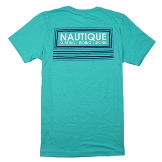 OUTLINE TEE - HEATHER SEA GREEN