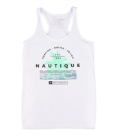 Nautique Gear Women's Island Breeze Flowy Tank - White