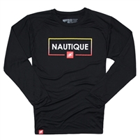 Nautique Gear Frame LS Performance Tee - Black