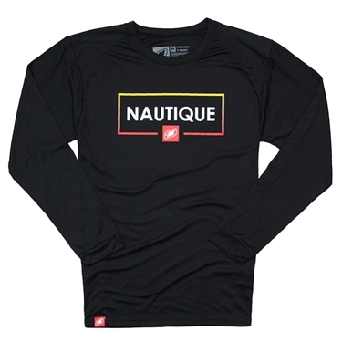 Nautique Gear Frame LS Performance Tee - Black