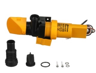 Whale Supersub Smart 650 GPM Electric Bilge Pump 12V, Low Profile Automatic Submersible SS5212