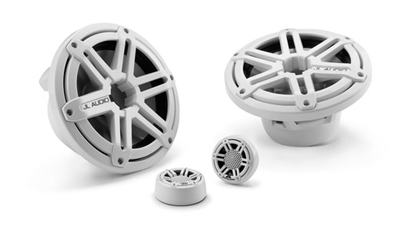 JL Audio M770-TCS-SG-WH: 7.7-inch (196 mm) Tower Component System, White Sport Grilles