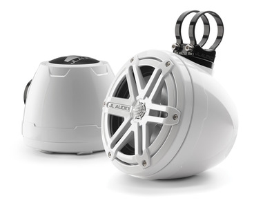 JL Audio PS650-VeX-SG-WGW: 6.5-inch (165 mm) Enclosed Coaxial System, White Sport Grilles